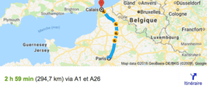 Transfer Paris Calais With Driver and Car