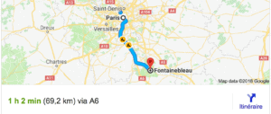 Transfer Paris Fontainebleau with driver