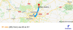 Transfer Paris Parc Asterix with driver