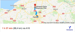 Transfer Beauvais Airport Paris
