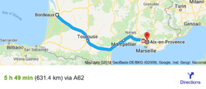 transfer bordeaux aix en provence