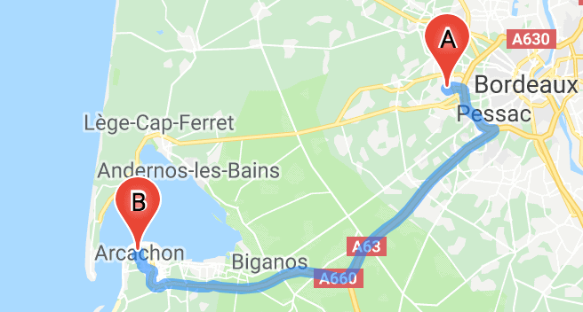 Private Transfer From Bordeaux To Arcachon With Driver And Car