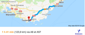 transfer cannes toulon