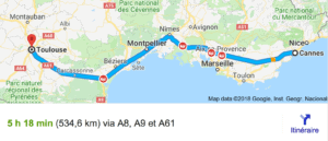 transfer cannes toulouse