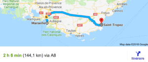 transfer marseille Saint-tropez