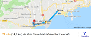 transfer nice cagnes sur mer