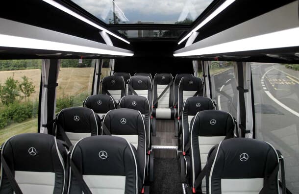 How much does it cost to rent a private minibus in Paris?