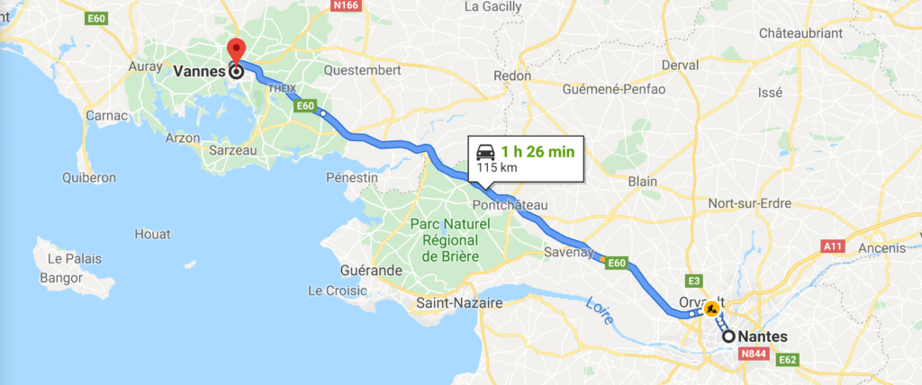 transfer nantes vannes