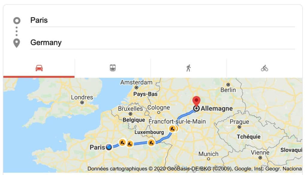 travel paris to germany