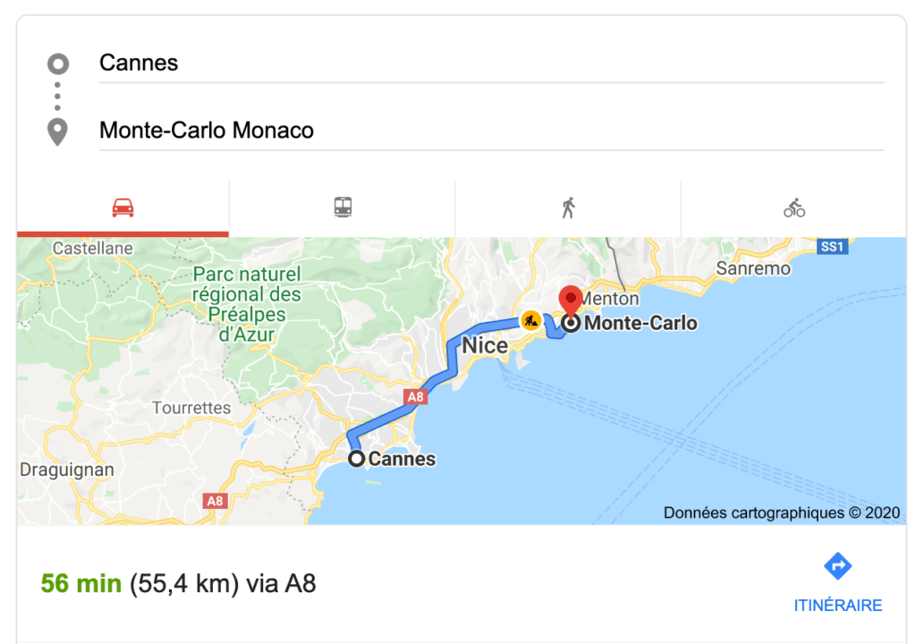 transfer cannes montecarlo