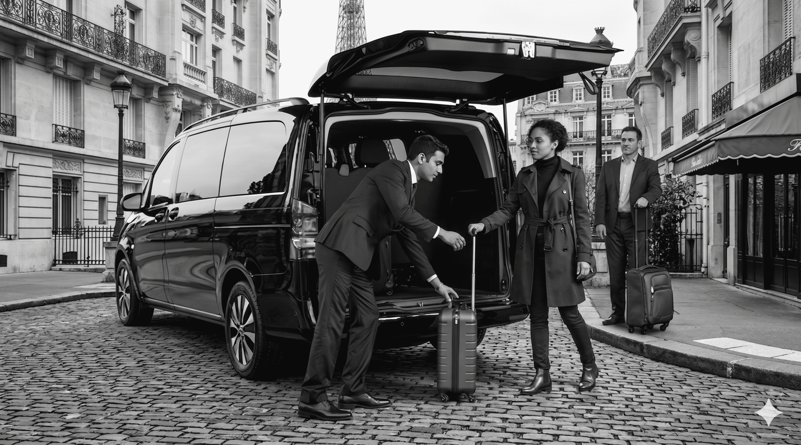 Mercedes V-Class Rental with Chauffeur in Paris